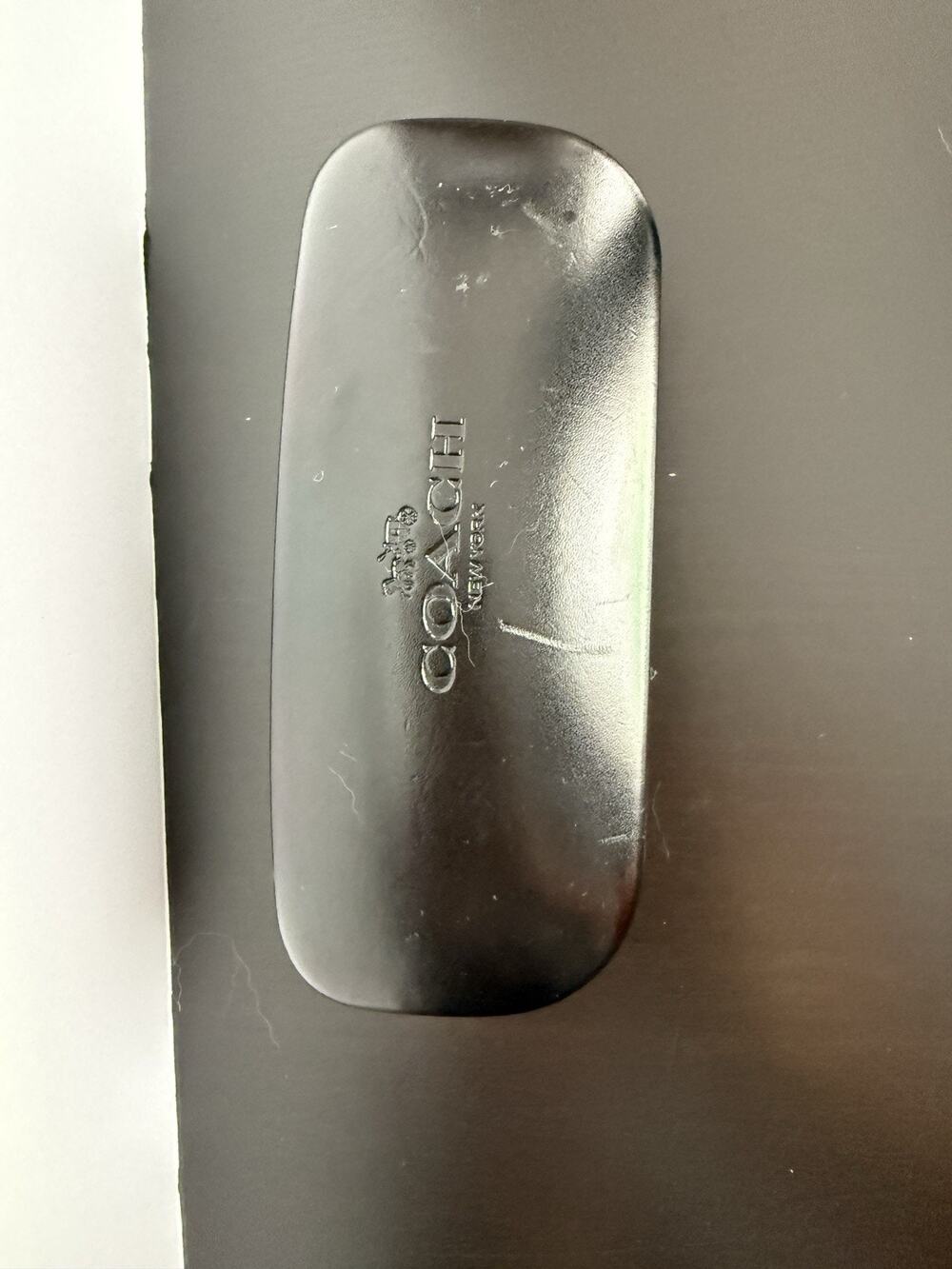 Coach New York Black Hard Clamshell Eyeglass Sunglasses Case Replacement OEM